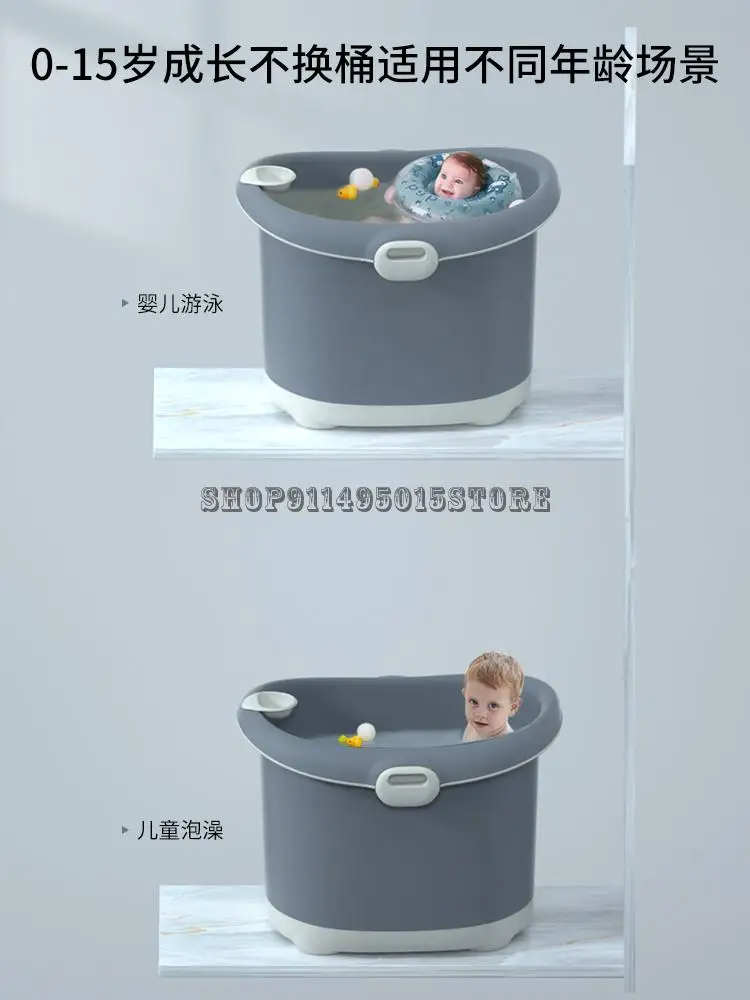Детское ведро для купания дети могут сидеть в детской ванной свободное складное