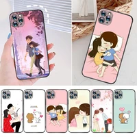 give a gift to the person you like phone case for iphone x xs xr 11 12 pro max se 2020 6 6s 7 8 plus carcasa cases funda