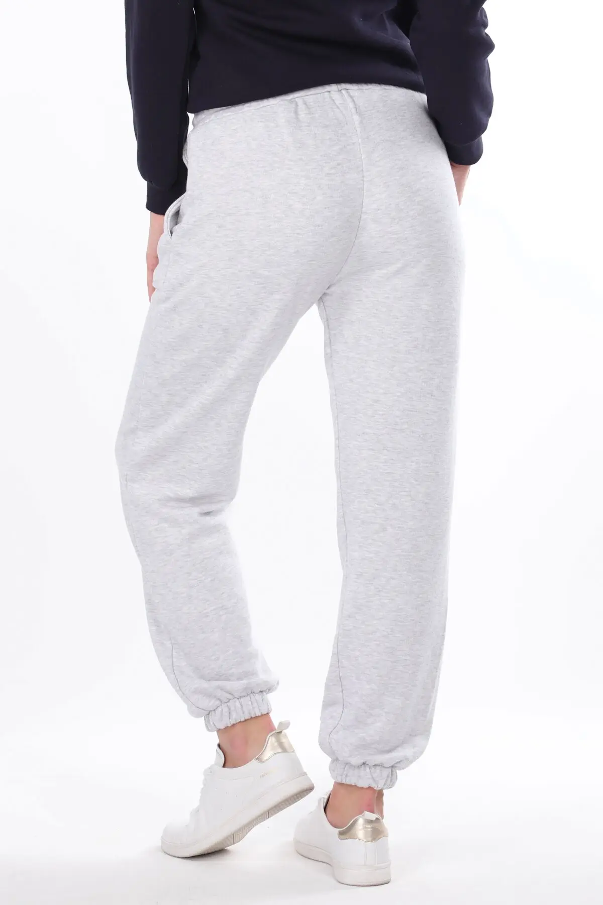 

Flat Elastic Gray Womens Sweatpants