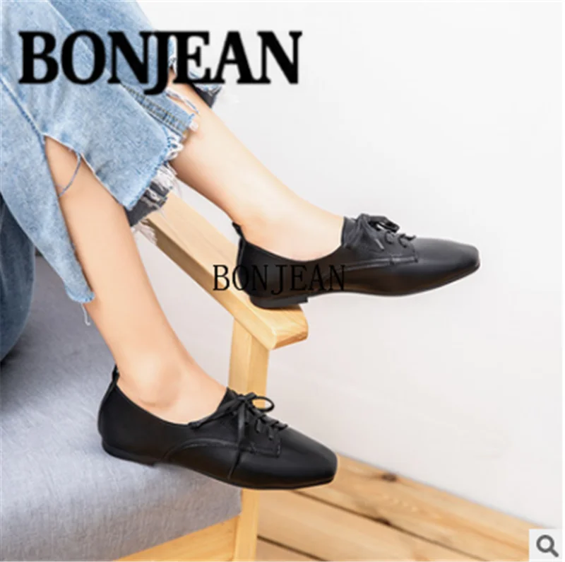 Новинка 2019 летняя женская обувь с квадратной шнуровкой женские туфли в