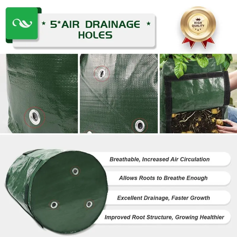 Полиэтиленовый мешок для посадки картофеля выращивания томатов овощей растений