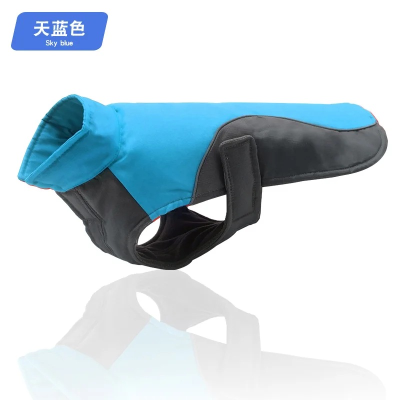 Dog Vest Autumn Winter Outdoor Reflective Jacket Fleece-lined Coat for Small Medium Large Pet Thick Clothes Warm Clothing | Дом и сад