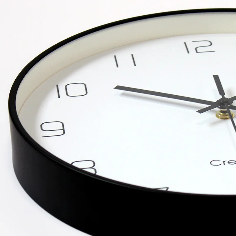 Цифровые настенные часы для гостиной немой домашний декор современный дизайн