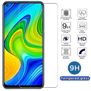 100pcslot tempered glass for xiaomi redmi note 10s 10 9s 9 pro screen protector for mi poco x3 pro f3 f2 protective glass film free global shipping