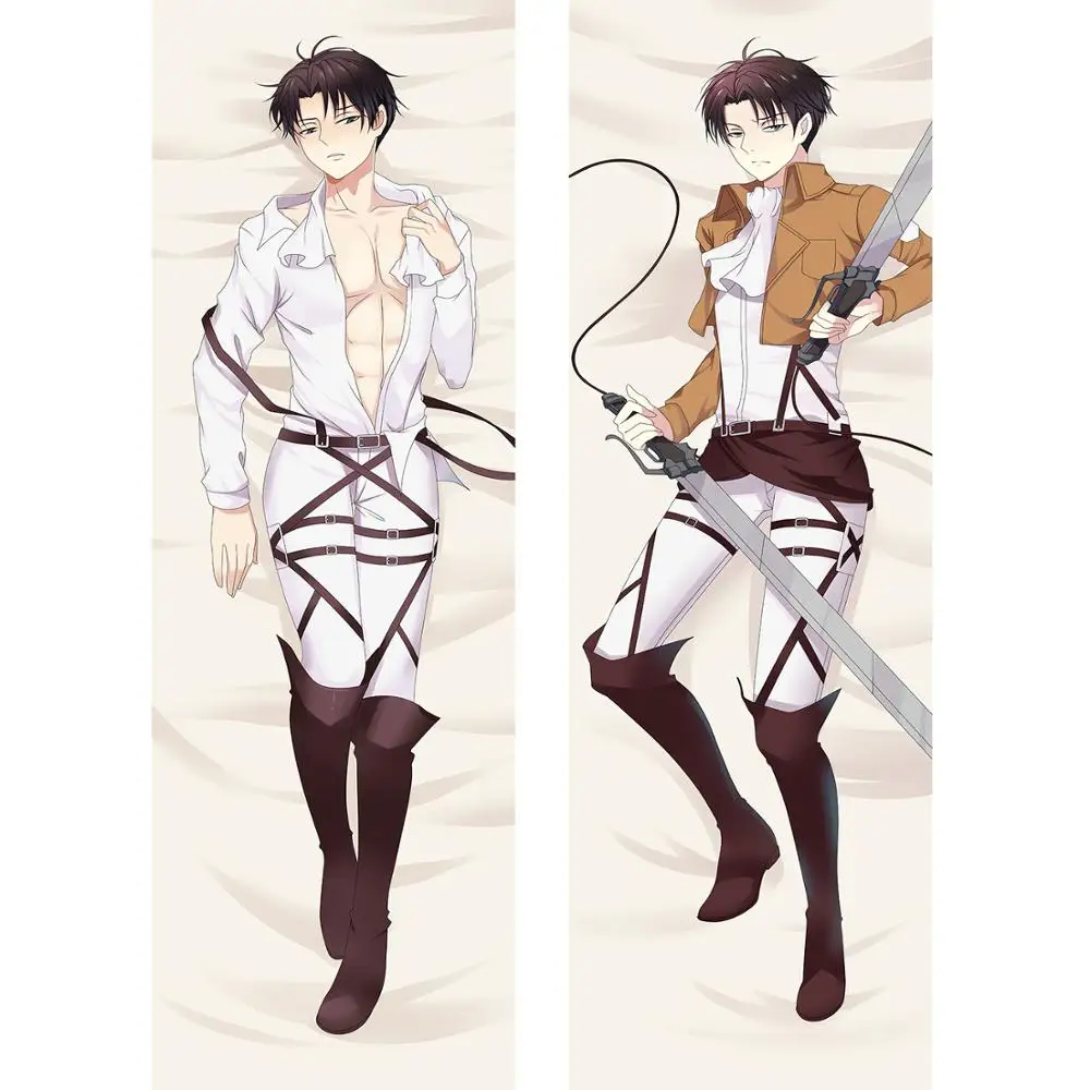 

Anime Shingeki no Kyojin Attack on Titan Eren Jaeger Ackerman Levi Ymir Dakimakura Pillow Cover Hugging Body Pillow Case