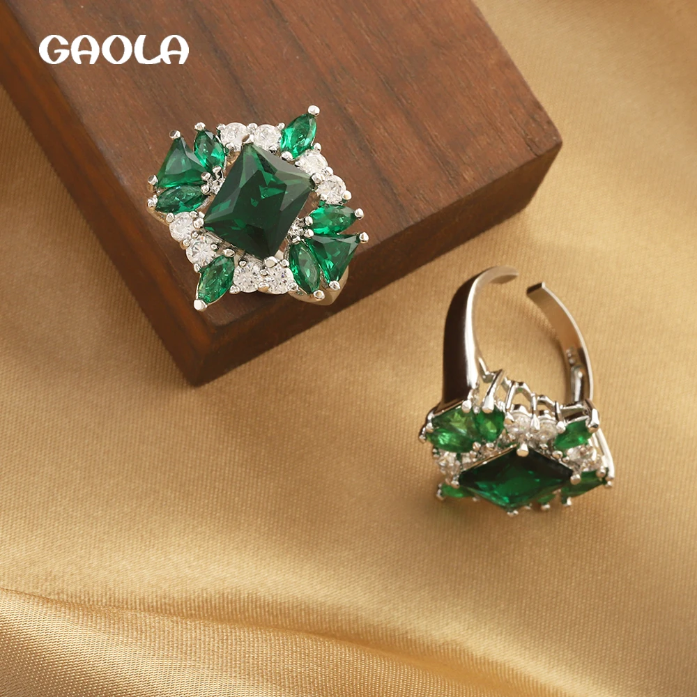 

Роскошное винтажное классическое кольцо для женщин, модное банкетное кольцо с драгоценным камнем, Свадебные Элегантные ювелирные изделия из Дубая, кольца 2021