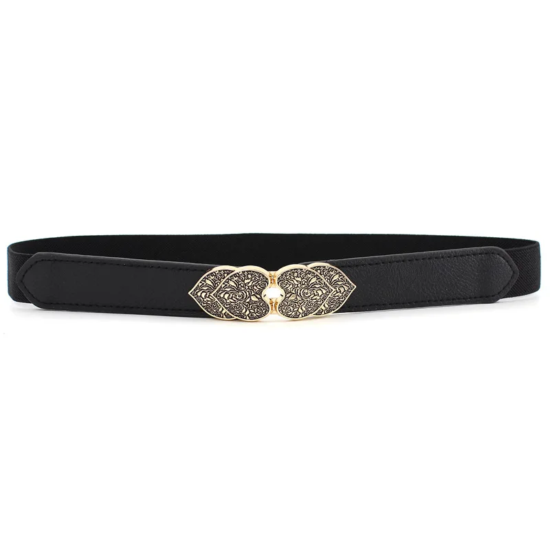 Новинка женский ремень эластичный пояс элегантный для женщин платье Золотая