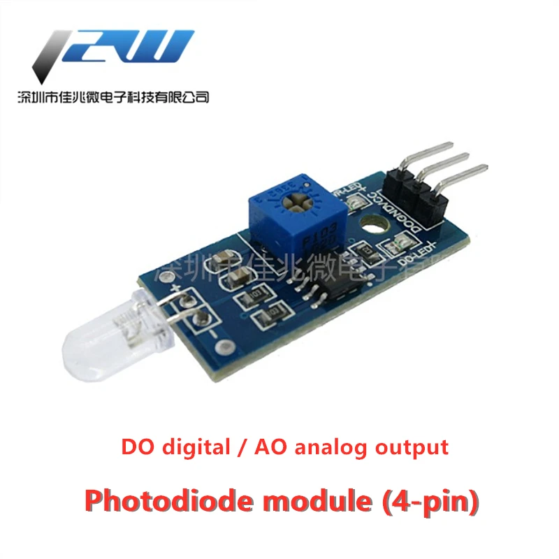 3 контактный фотодиод Модуль светильник обнаружения фотоэлектрический