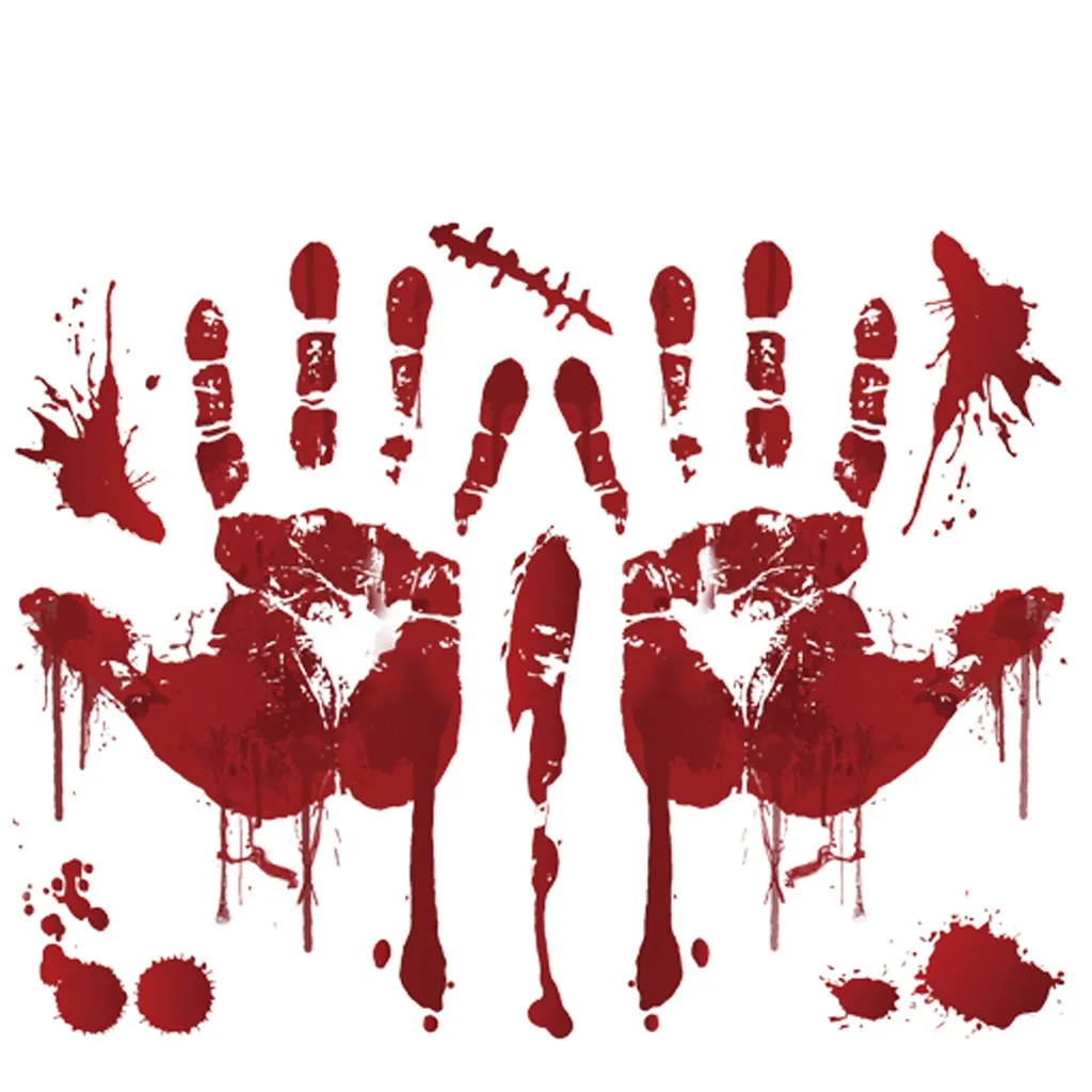 Наклейка в виде страшного призрака наклейка на окно Хэллоуина магазина