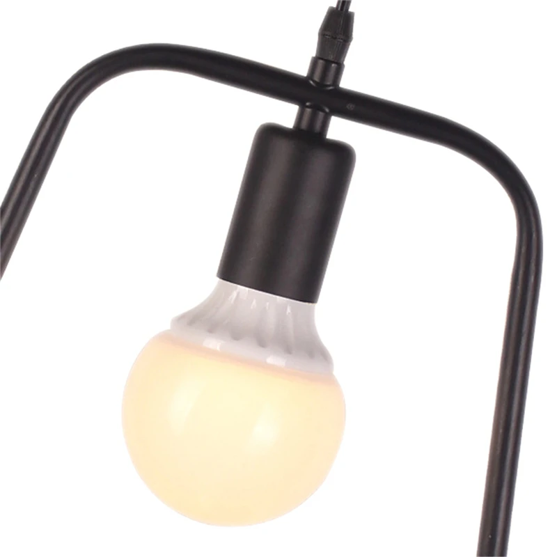 Черное кольцо зеленый завод висячие лампы Ретро промышленный ветер личность