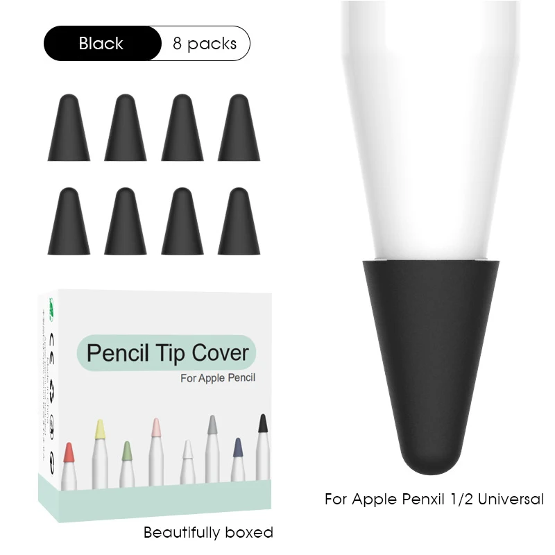 Сменный Чехол с наконечником для Apple Pencil 2 1 8 шт./компл. аксессуары перьевых