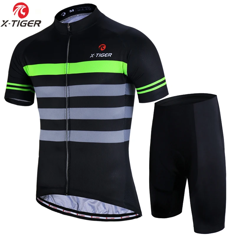 Cycling Set X-Tiger Pro одежда для велоспорта, дышащая летняя одежда для велоспорта, комплект быстросохнущей одежды для горного велосипеда, одежда для велоспорта - Цвет: Cycling Set