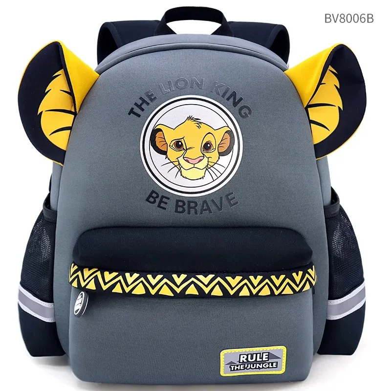 BV8006B Настоящая Дисней Король Лев Simba Мультфильм Детская сумка-рюкзак для девочек и мальчиков дышащая школьная сумка подарок на день рождения - Цвет: BV8006B