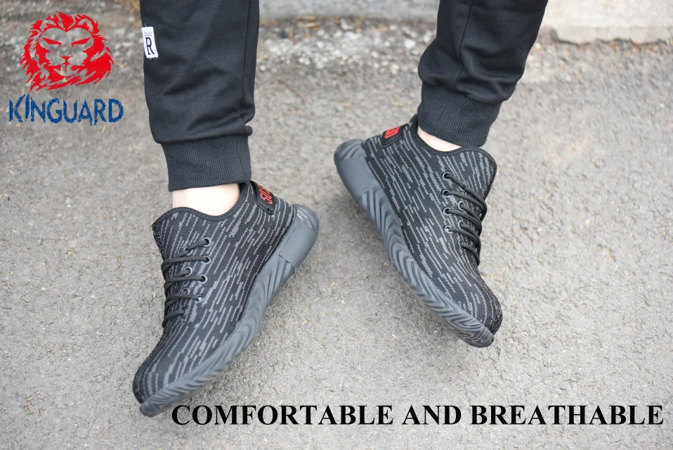 KINGUARD Модная Повседневная защитная обувь со стальным носком|Защитные сапоги| |