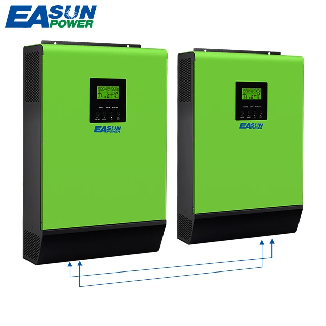 

EASUN POWER 110V Grid Tie Inverter Split Phase 120V 110V Solar Inverter 4000W MPPT Inverters 6KVA Pure Sine Wave Hybrid Inverter