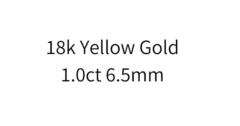 yellow 1.0ct 1ct 6,5 мм VVS1 DEF круглая огранка 18 К Желтое Белое золото кулон Муассанит с 18 К золотой цепочкой ожерелье для женщин в изящных ювелирных изделиях - Цвет камня: yellow 1.0ct