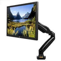 lvdibao nb f80 full motion desktop mount bracket lcd tv gas spring arm tv monitor bracket suitable 17 27 screen monitor support