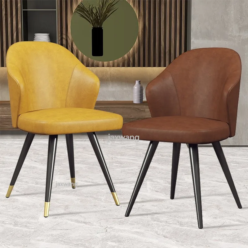 Скандинавский обеденный стул мягкое кресло для отдыха современное