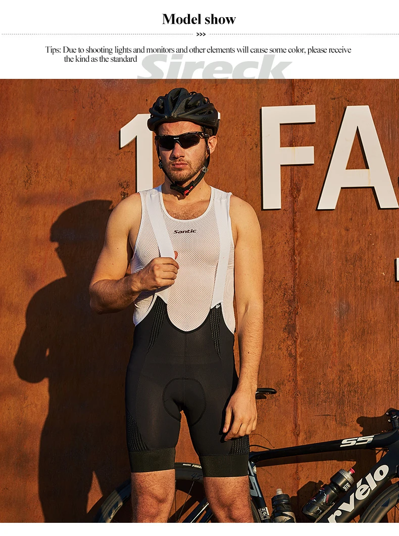 Santic велосипедные шорты мужские MTB шорты для езды на велосипеде импортировано из Италии ткань 4D Pad велосипедные шорты сетка дышащая велосипедная одежда