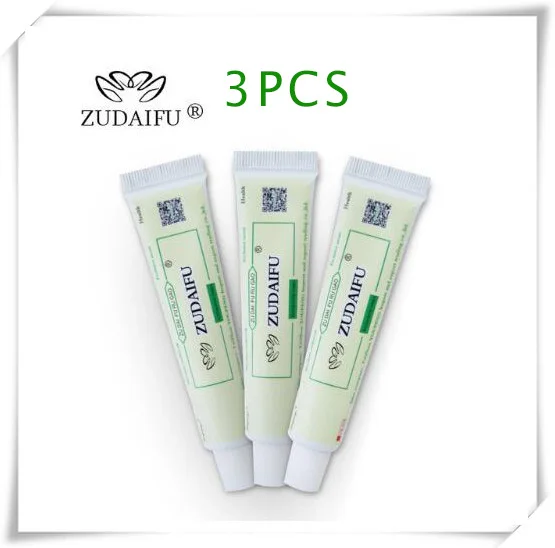 

3pcs Zudaifu Skin Care Cream Skin Psoriasis Cream Dermatitis Eczematoid Eczema Ointment Treatment Psoriasis Cream