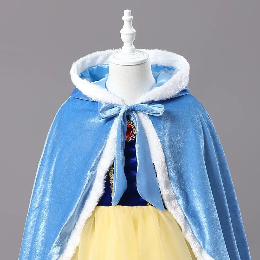 Frozen cape princess cute for girls children's winter clothing let it go |