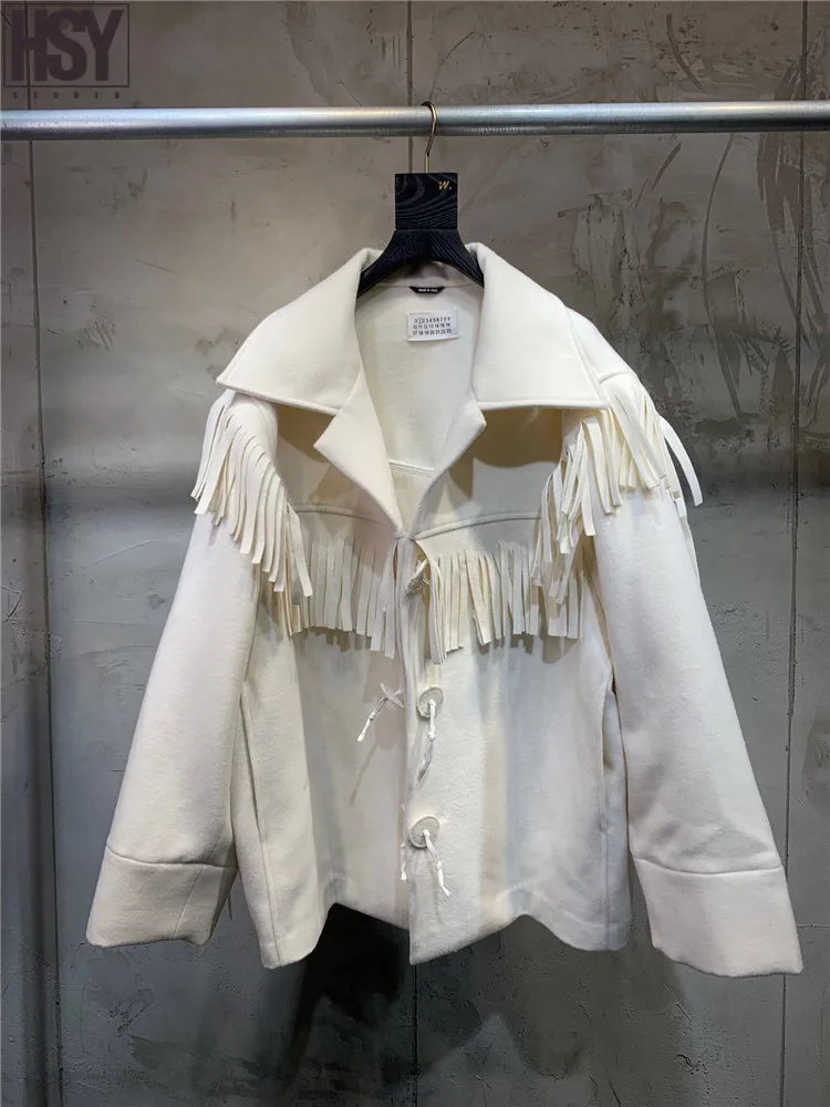 【HSY】2019 осенне-зимние новые женские дизайнерские Пионерские модные лацкан