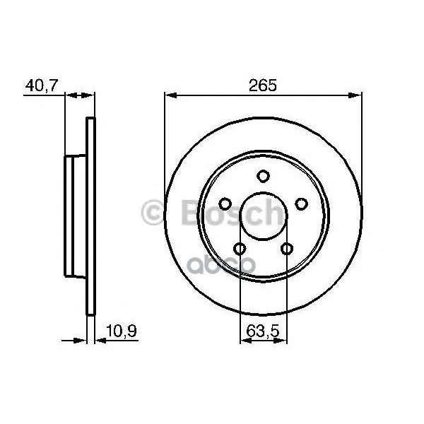 Тормозной Диск 0986479169 Bosch арт. | Автомобили и - Цена: 