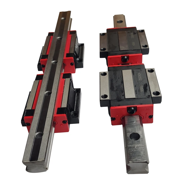 HGR25 линейная направляющая s 25 мм 2 шт. любой длины + 4 каретка HGH25CA/flang blcoks HGW25CC