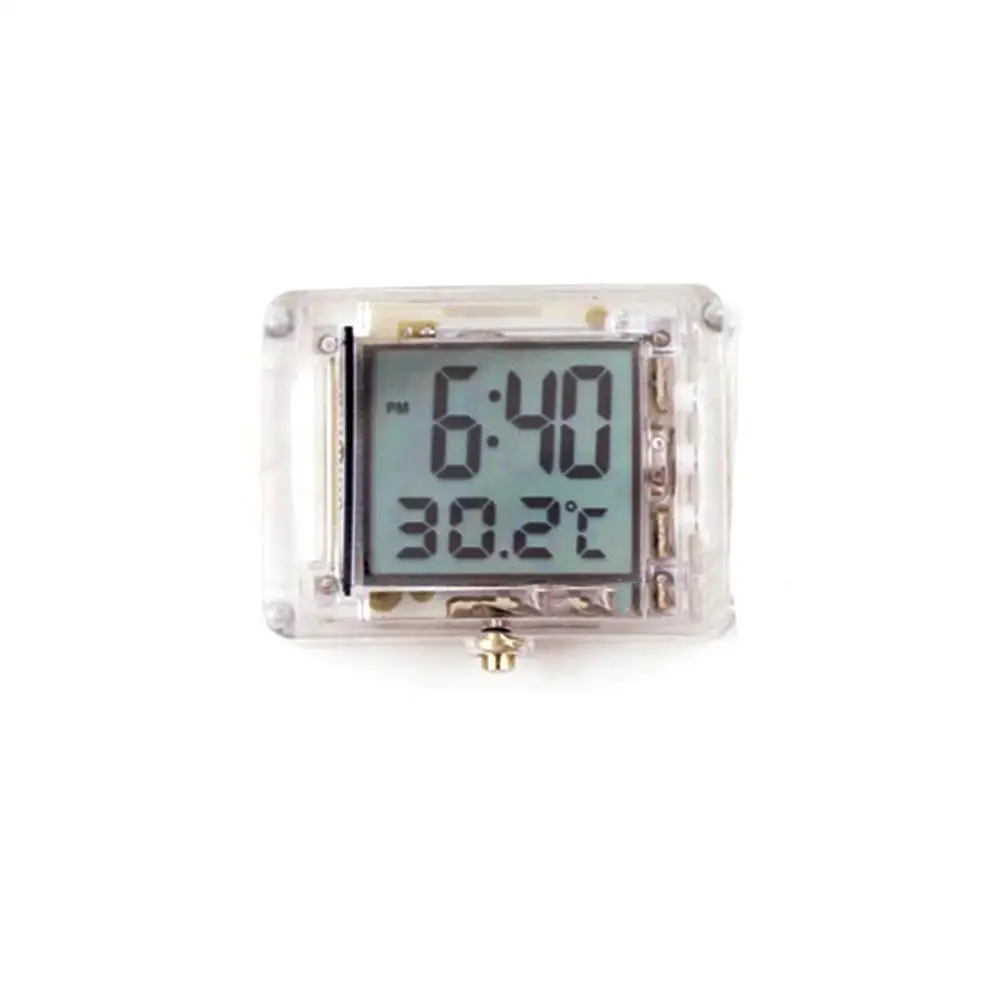 Мотоциклетные светящиеся Vehincal часы Мотоцикл ATV электрическая температура для с