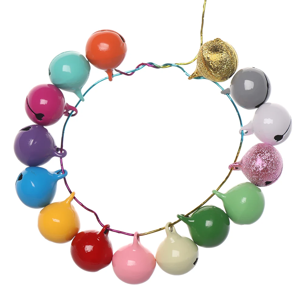 10 шт./упак. железные металлические бусины колокольчики Колокольчик для елки