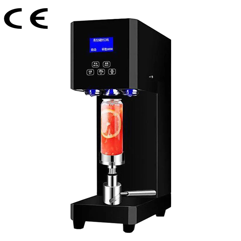 

Аппарат Для Запечатывания Банок, 2020, горячая Распродажа, умная панель, аппарат для запечатывания напитков, молока, чая, кофе, пузырьков