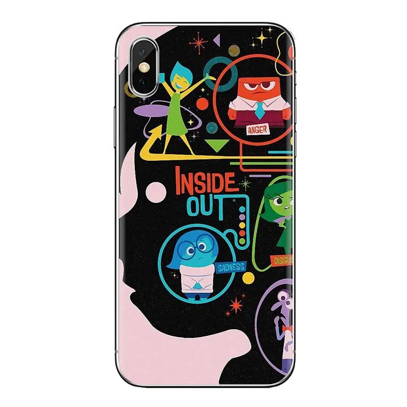 Радость и грусть Inside Out силиконовый чехол для мобильного телефона с откидной