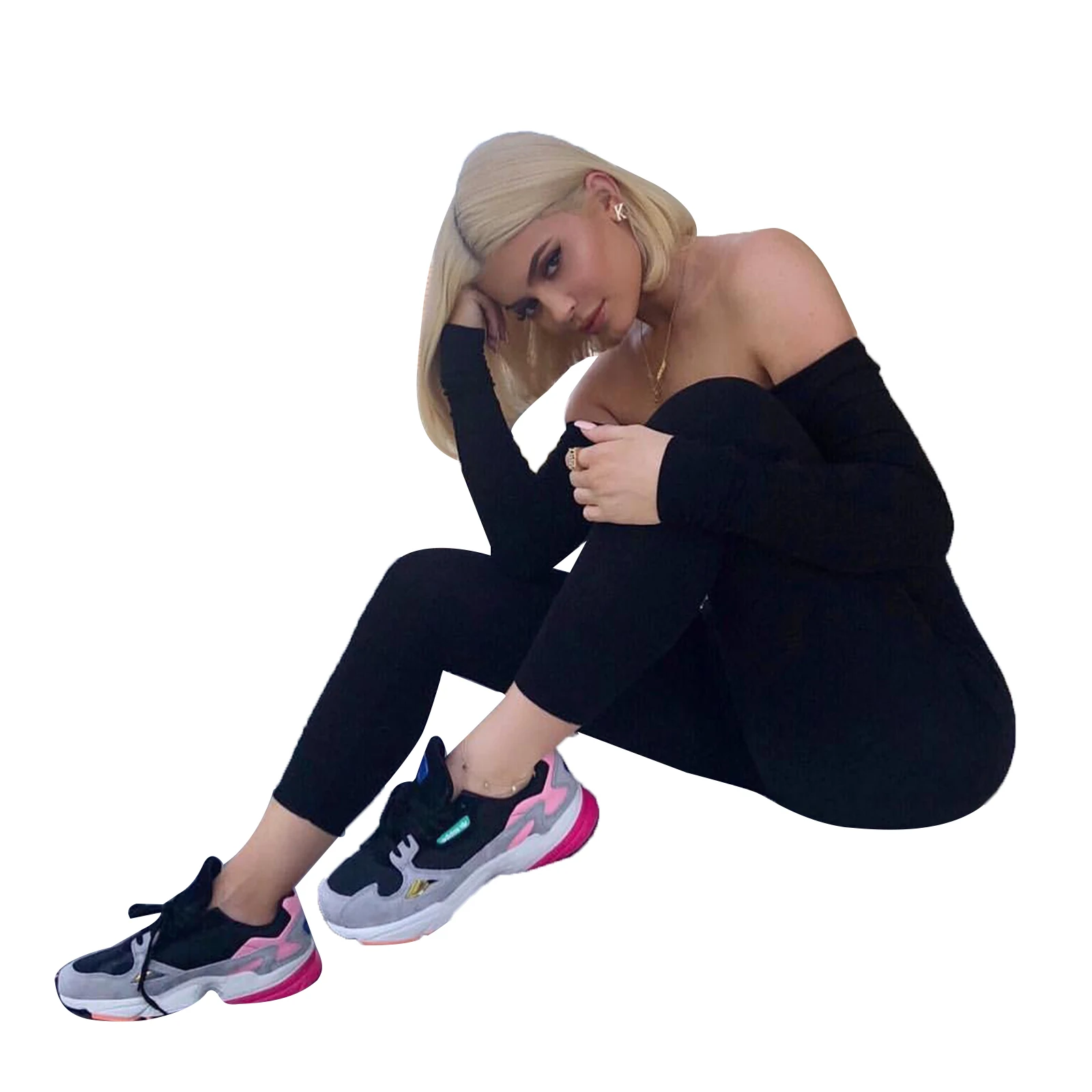 

Women Jumpsuits 2020 Ladies Clothes Long Sleeve Off Shoulder Bodycon Playsuit Party Jumpsuit Romper Trousers Womens Playsuits