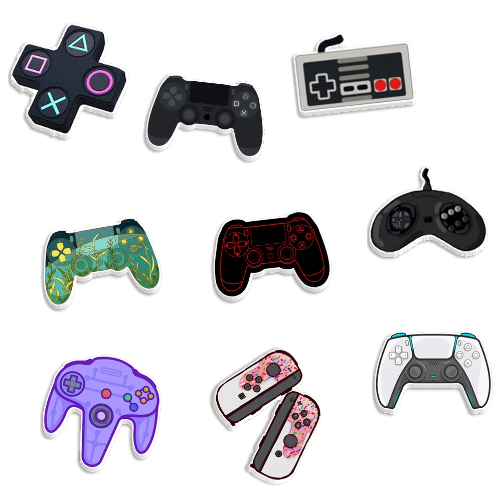 Игровой геймпад с дистанционным принтом плоские полимерные серьги сделай сам