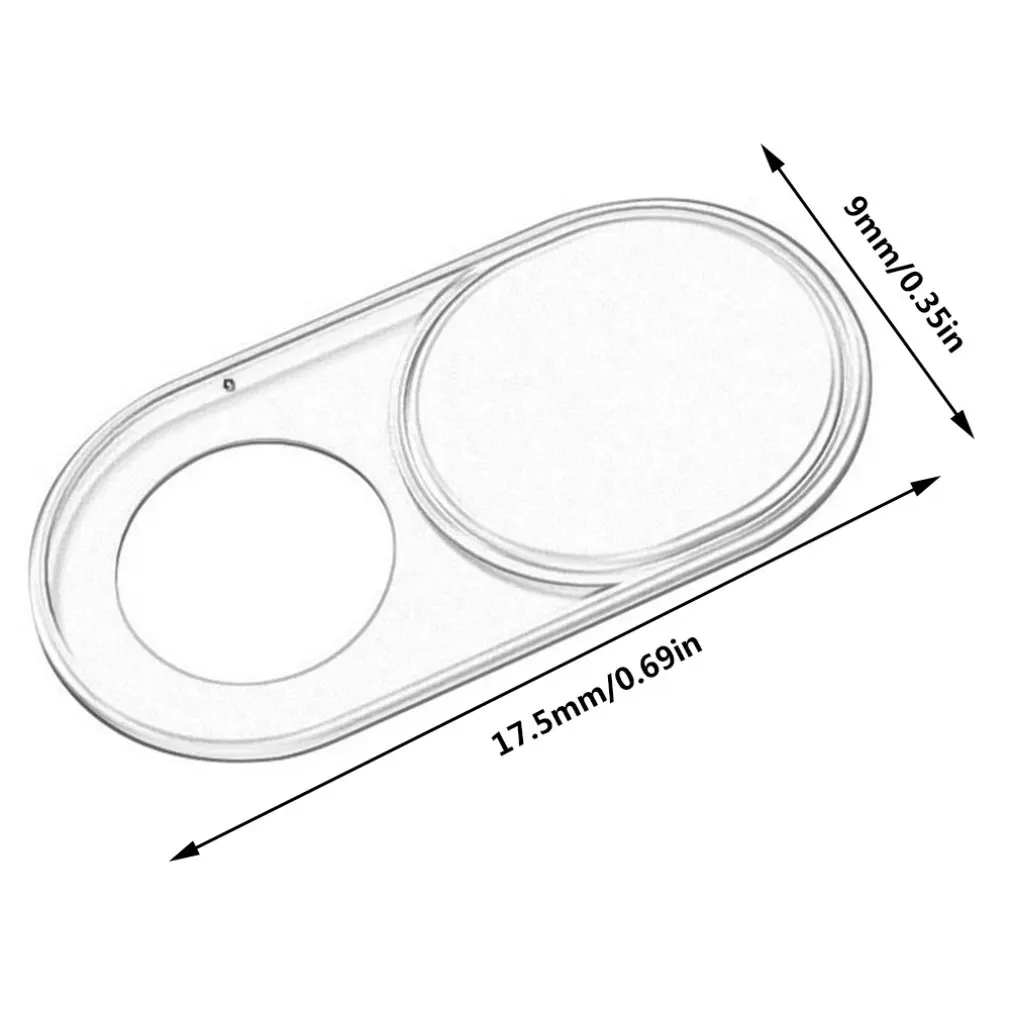 Чехол для веб камеры с затвором Магнитный слайдер пластиковый универсальный