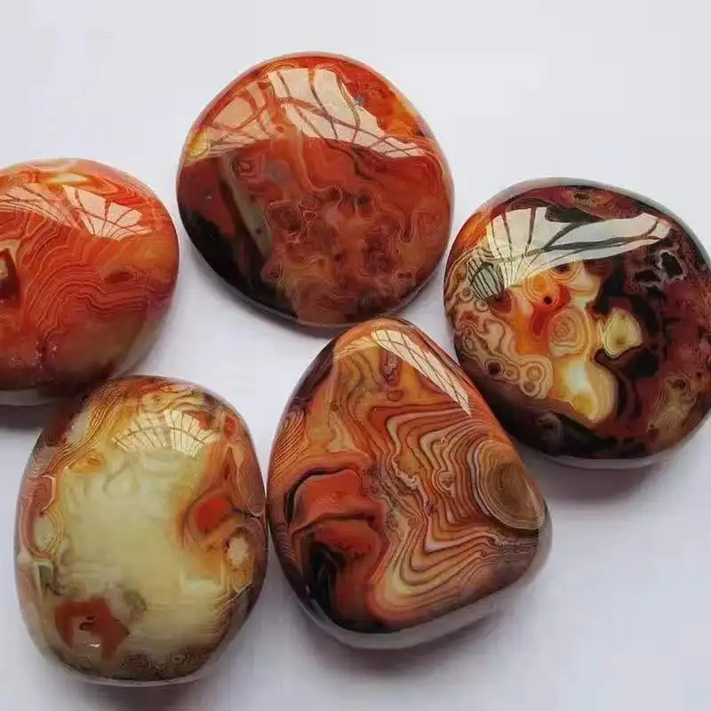 

Natural Silk Agate Tumbled Stone Quartz Crystal Gravel For Decoration