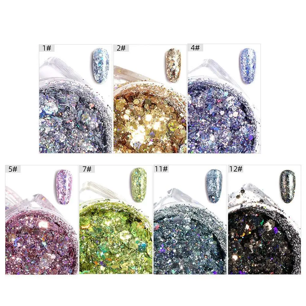 Новинка гибридные блестки блеск круглые красочные баночки с блеском тени для