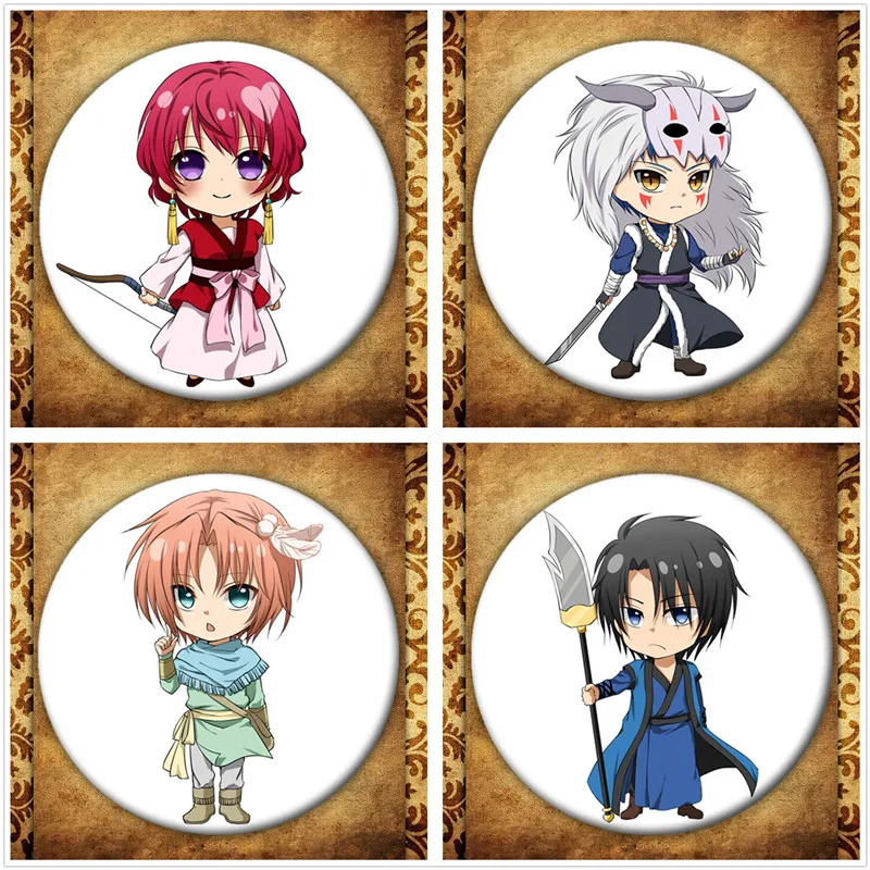 Аниме Akatsuki no yona бейдж с дисплеем японская мультяшная фигурка Yuna брошь булавки