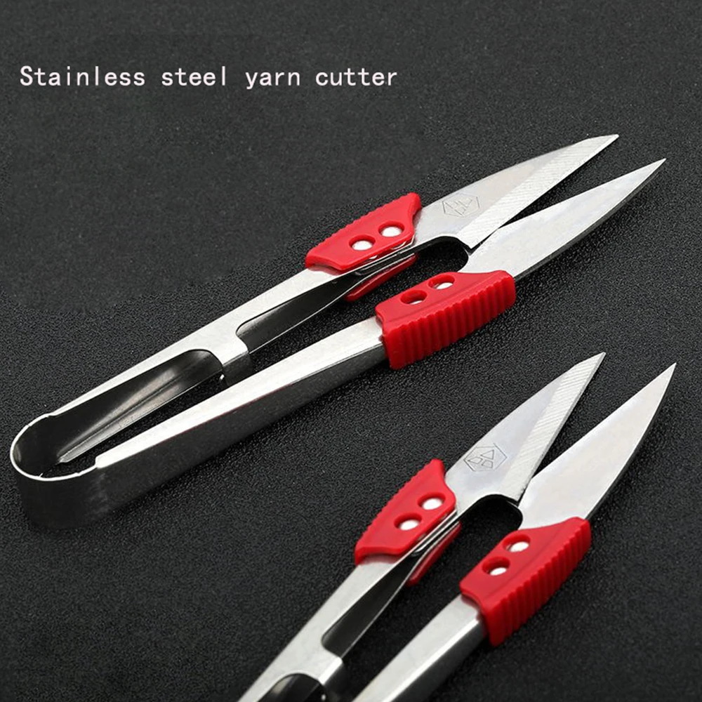 

Scissors Sewing Scissors Stainless Steel Yarn Shears Cutting Shears Cross Stitch Embroidery Scissors U Thread Handicraft Tools