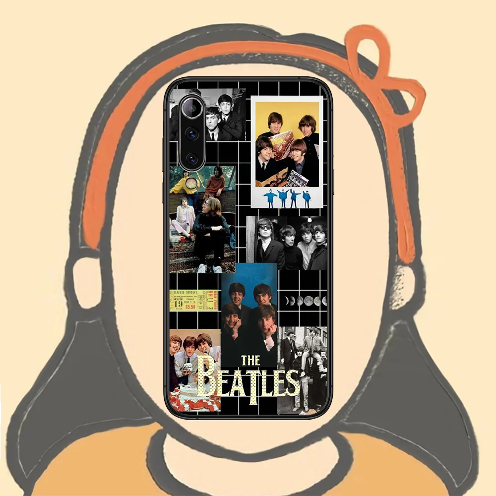 

the Beatle band Phone Case For Xiaomi Mi Note 10 A3 9 MAX 3 A2 8 9 Lite Pro Ultra black Bumper 3D Etui Luxury Prime Soft Back