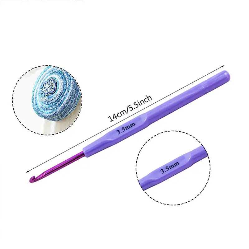 Вязальные спицы из оксида алюминия крючки для вязания набор вязальных спиц