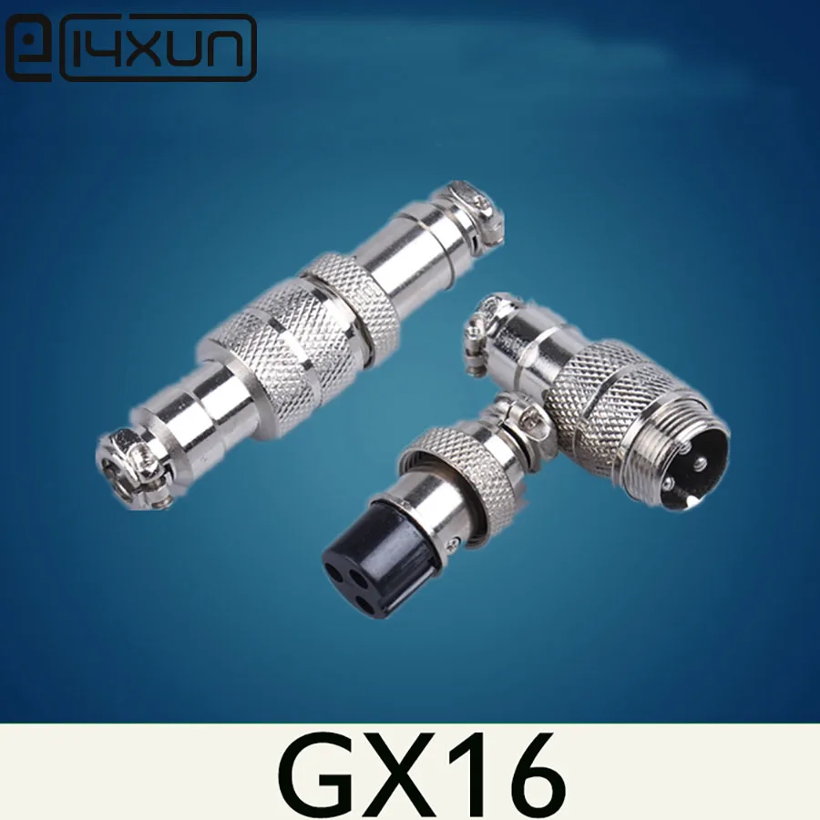 Авиационный соединитель GX16 1 комплект XLR 2 3 4 5 6 7 8 9 10-контактный гнездовой штекер