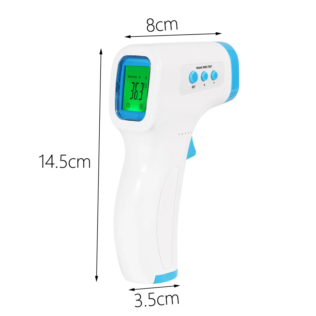 Инфракрасный термометр для обнаружения лба и взрослых детей домашний