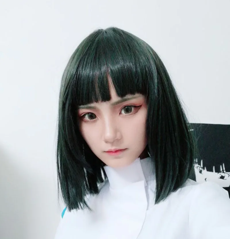 Haku Nigihayami Kohakunu косплей парик зеленый водорослей термостойкий синтетический с