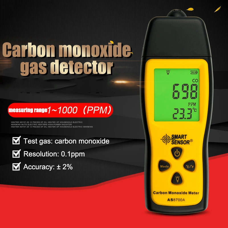Детектор горючих газов портативный СО анализатор места утечки газа