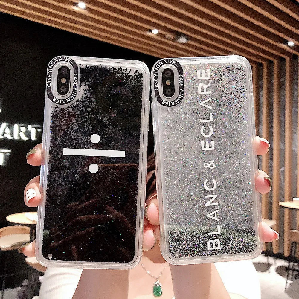 Блестящий чехол для iPhone 11 Pro X XS Max XR 6 7 8 Plus SE 2020 интересный защитный