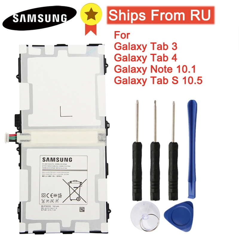 Аккумулятор EB-BT800FBE/FBC/FBU для samsung GALAXY Tab S 10,5 SM-T800 T801 T805C Tab Pro SM-P600 Tab3 P5220 Tab4 Note 10,1