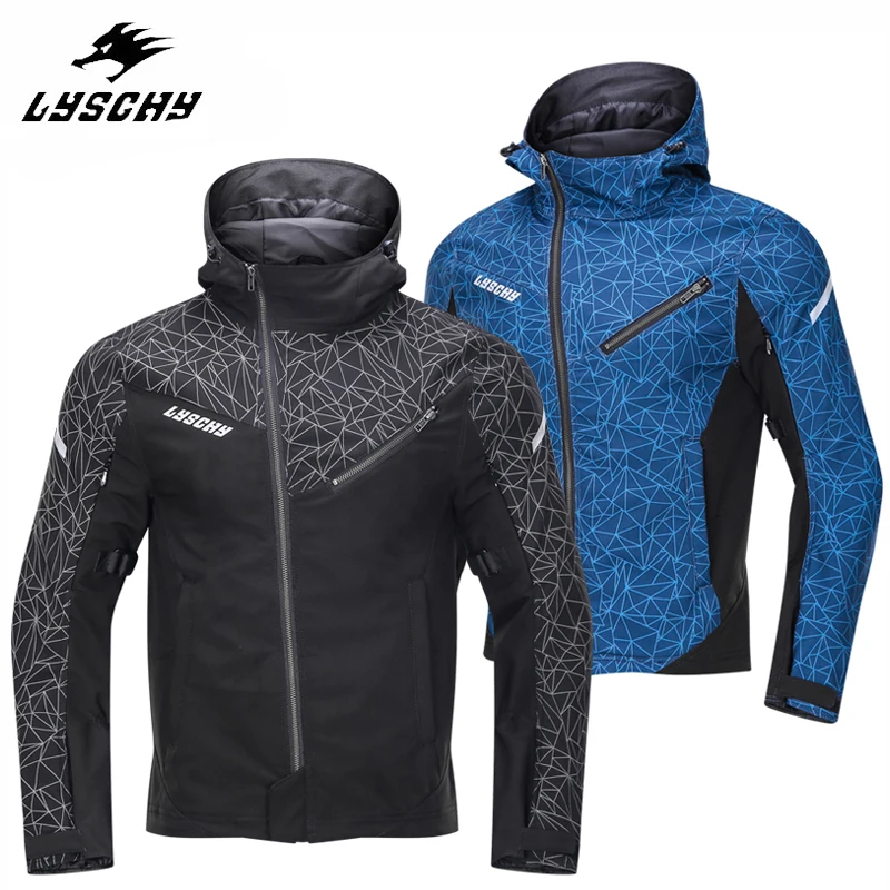 

Lyschy Men Motorcycle Jacket Waterproof Outdoor Racing Ridng CE Armor Sport Jacket Cycling Clothing Moto Protective Gear S-5XL