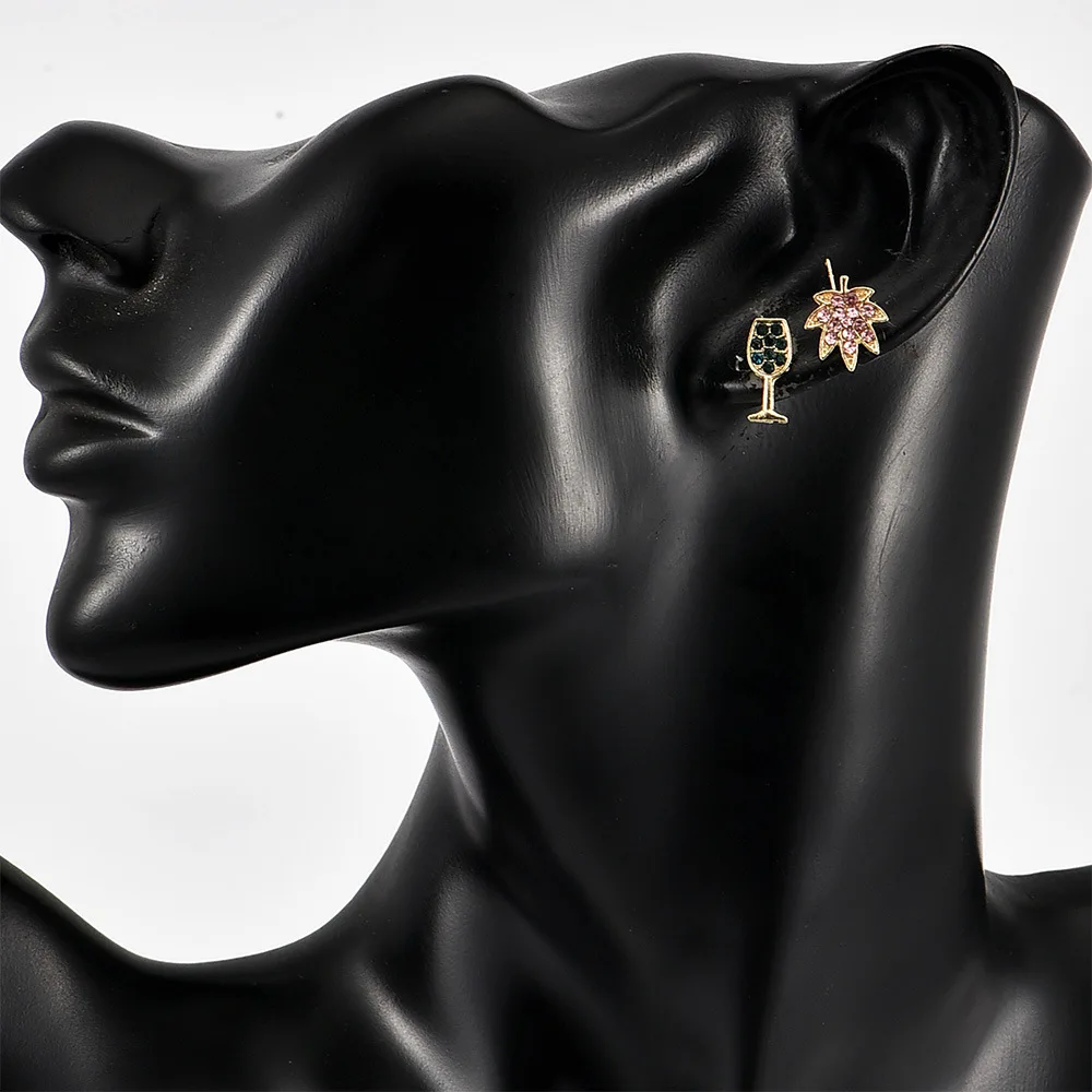 New Earrings Fashion Jewelry Punk Combination Asymmetric Pop Earring Oorbellen Luxury For Women Wholesale | Украшения и