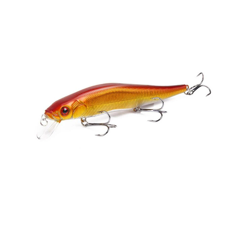 1 Шт. 14 см 23 г Topwater Wobblers 3D Глаза Рыболовные Приманки Минноу Твердые 3 рыболовные